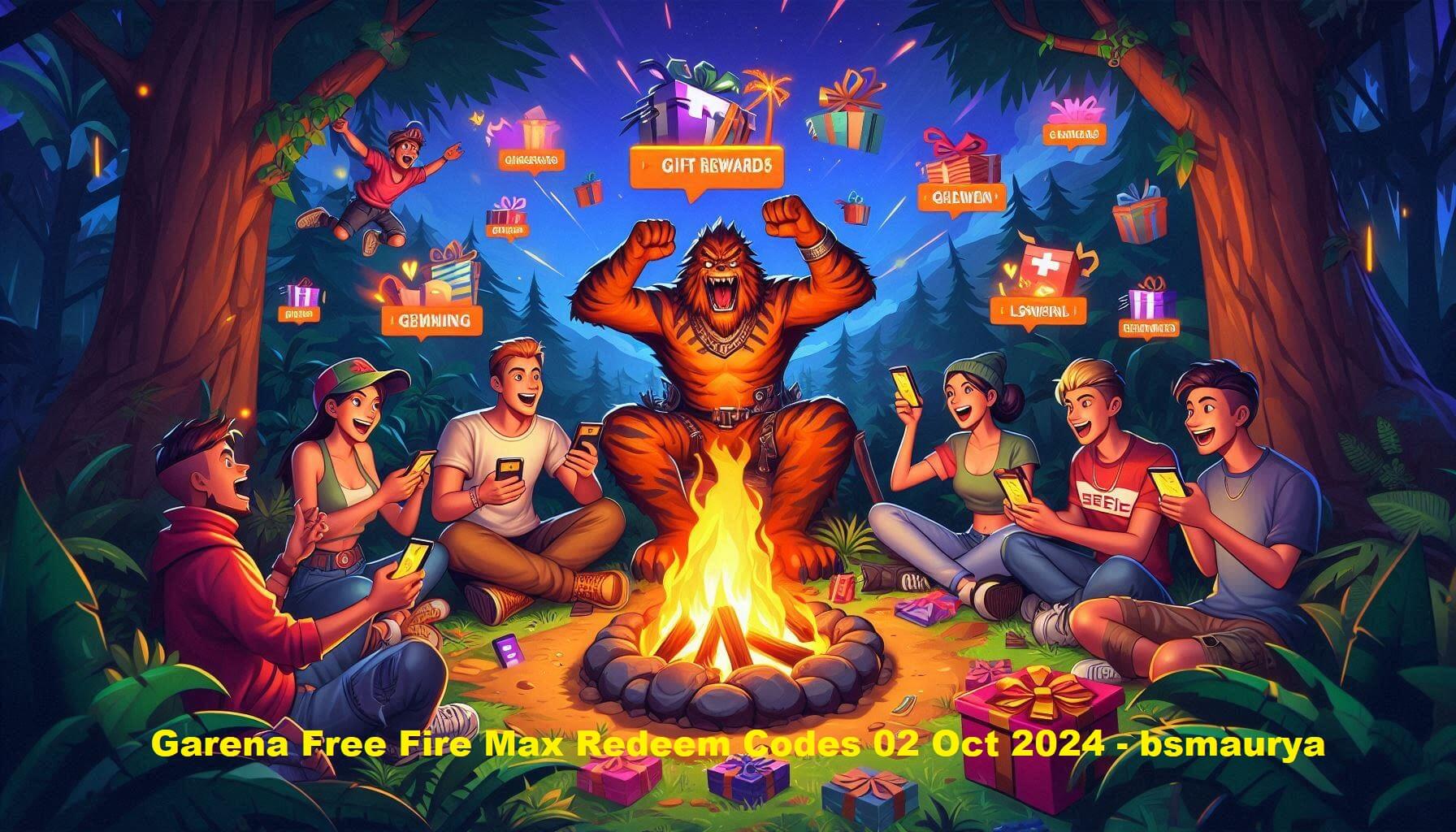 Garena Free Fire Max Redeem Codes 02 Oct 2024 – bsmaurya