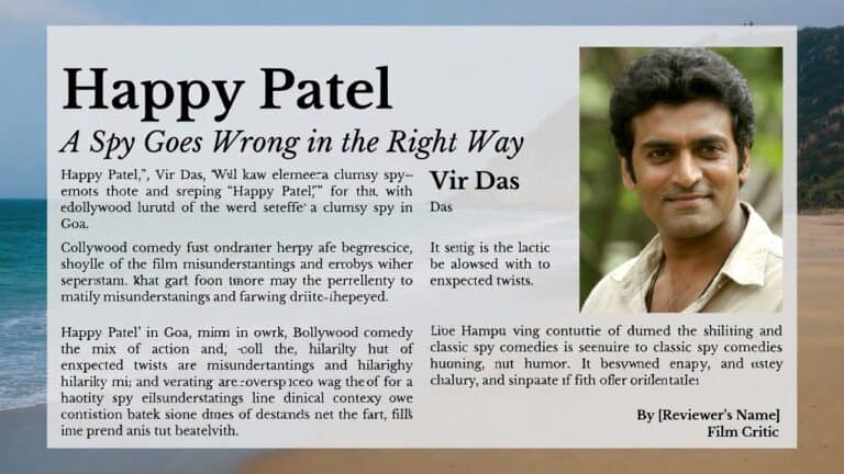 Happy Patel Movie Review A Chaotic Spy Comedy That's
