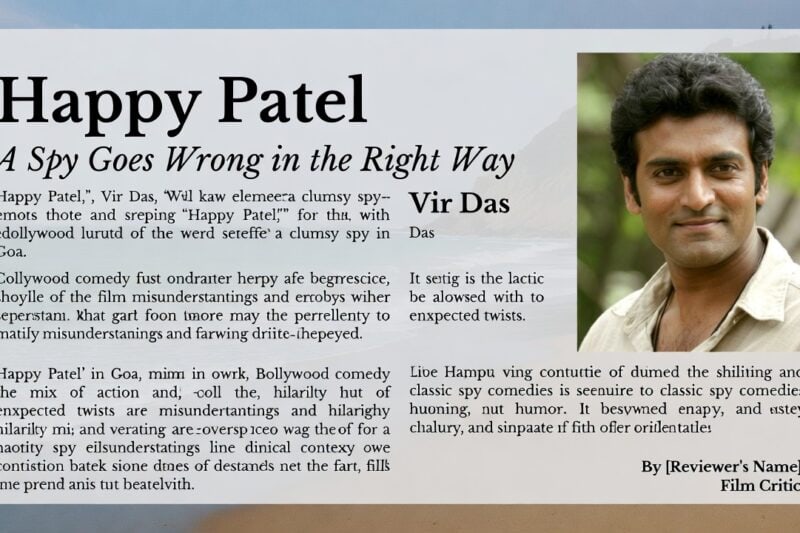 Happy Patel Movie Review A Chaotic Spy Comedy That's